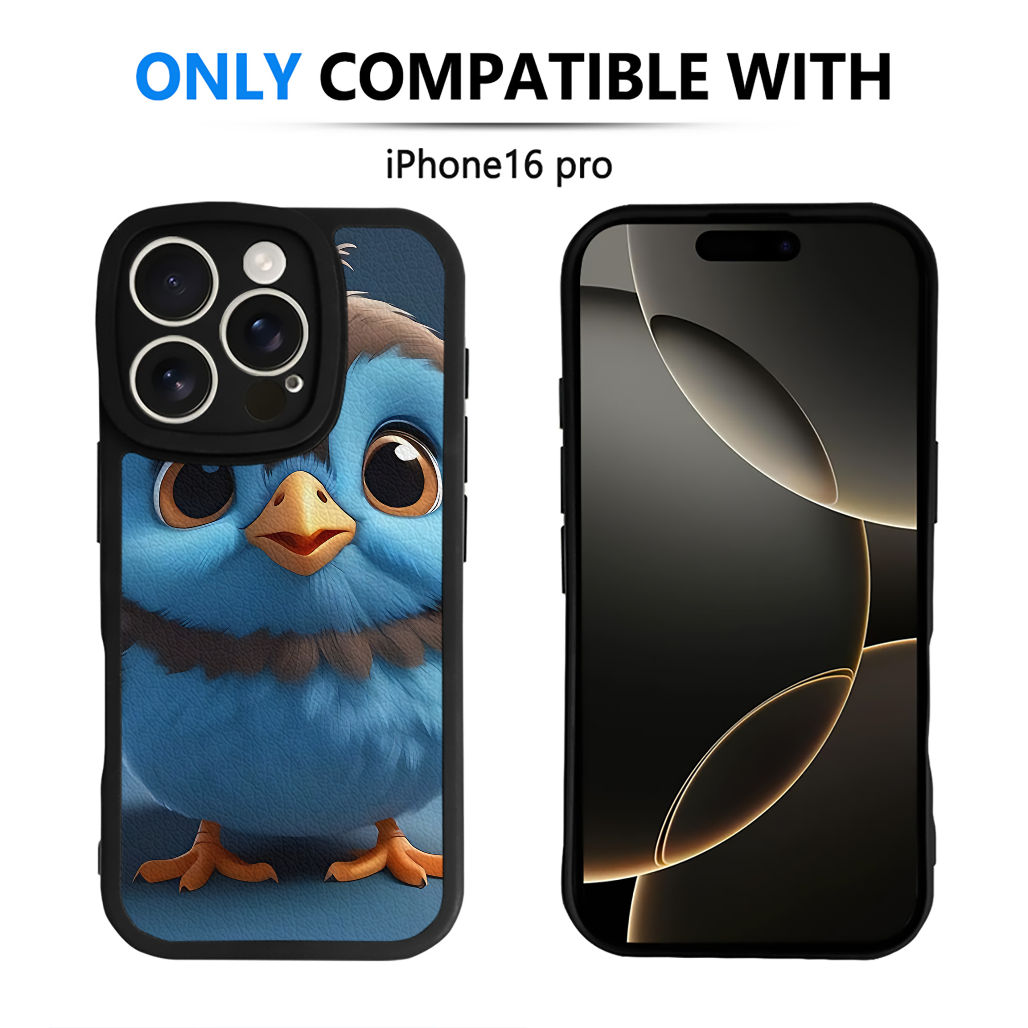 （画像用） Angry Birds アングリーバード 【iPhone 16シリーズ対応】シリコンスマホケース（レザー調） 材質：シリコン